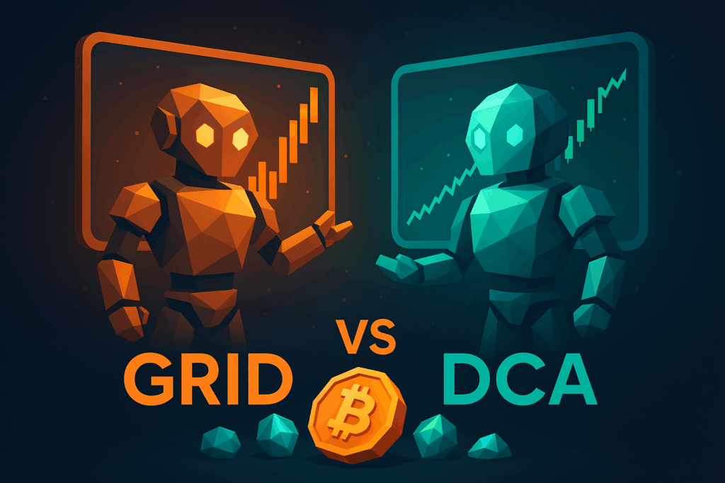 How Grid and DCA Bots Perform in Sideways, Uptrend, and Downtrend Markets